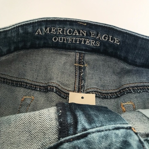 American Eagle outfitters NWT size 14 sequin short shorts jeans - Picture 3 of 5